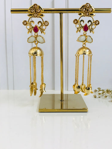 Ruby Dangler Earrings